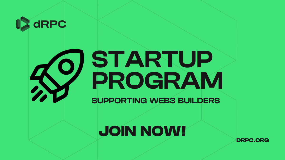dRPC Startup Program: supporting builders