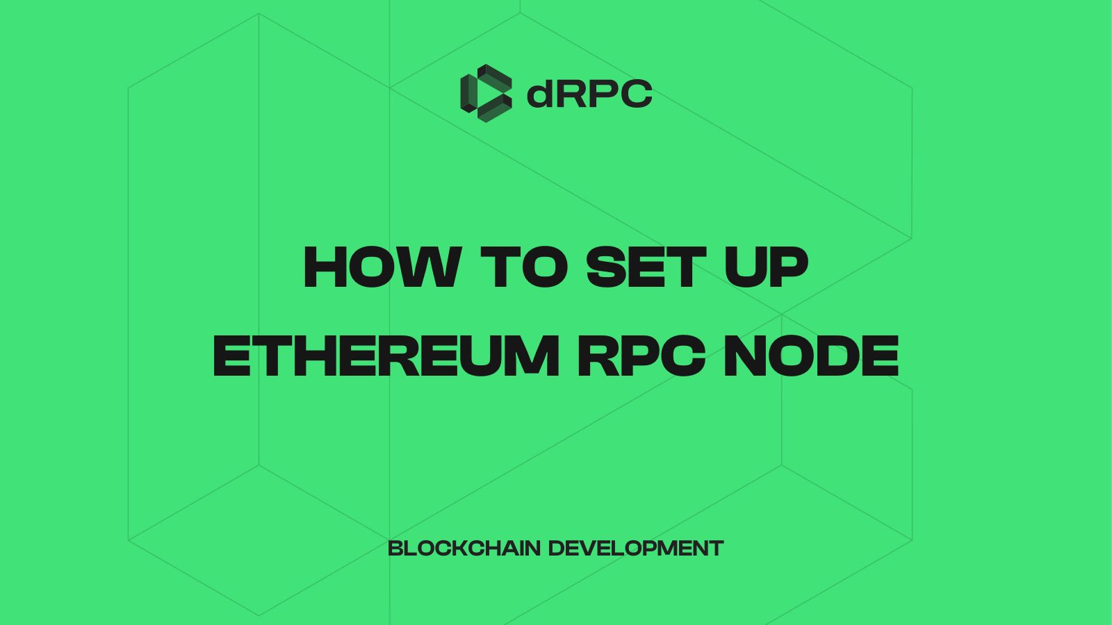 How to Set Up Ethereum RPC Node