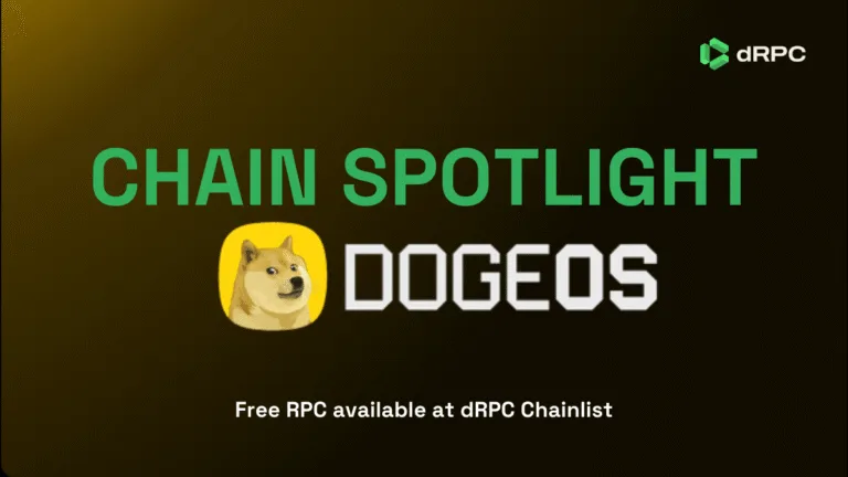 Discover DogeOS blockchain, its technical design, developer advantages, and how to build with reliable DogeOS RPC infrastructure using dRPC NodeCloud.