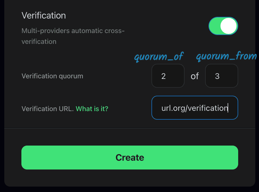 DRPC custom endpoint verification view