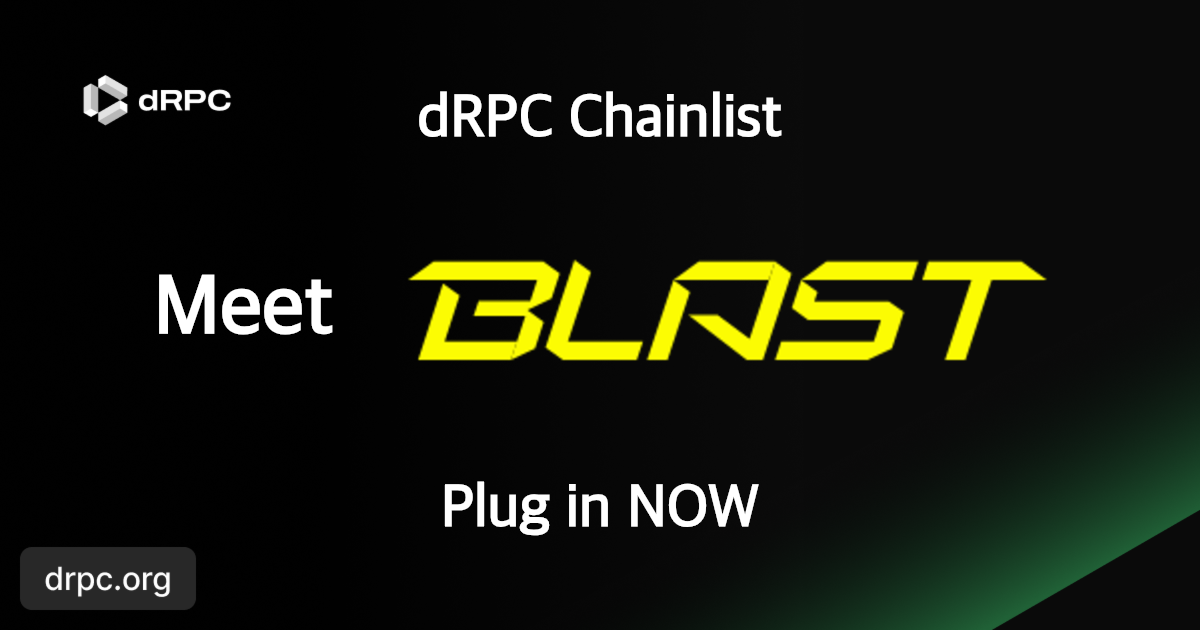 Blast RPC Endpoints | Free & Paid Nodes | dRPC