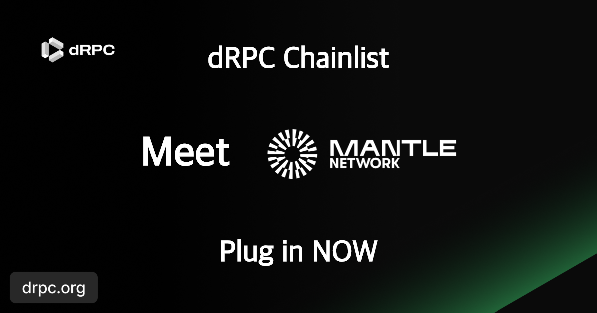 Mantle RPC Endpoints | Free & Paid Nodes | dRPC