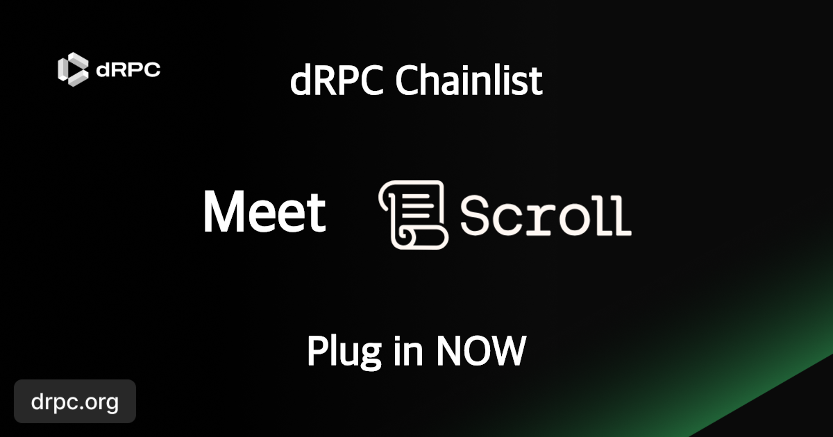Scroll RPC Endpoints | Free & Paid Nodes | dRPC