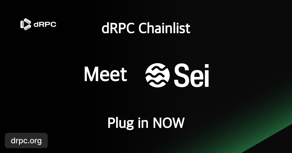 Sei RPC Endpoints | Free & Paid Nodes | dRPC