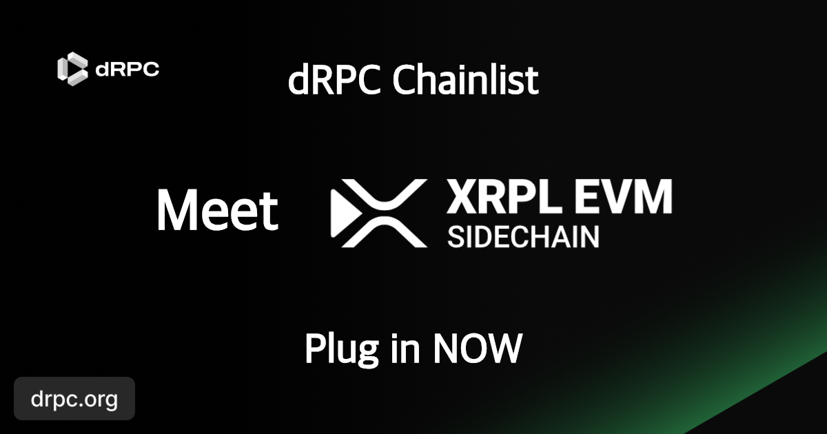 Xrpl RPC Endpoints | Free & Paid Nodes | dRPC